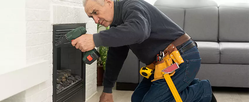 New Indoor Fireplace Installation in Harrisburg, Pennsylvania