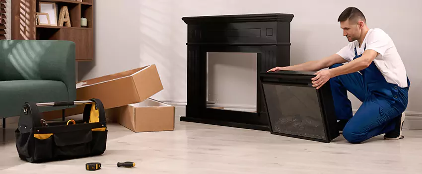 Old Rusted Metal Fireplace Repair And Replacement in Harrisburg, PA
